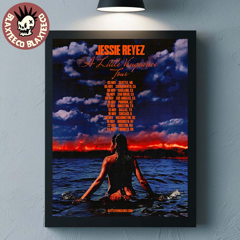 Jessie Reyez A Little Vengeance Tour 2026 North America Schedule Dates Home Decor Poster Canvas Jessie Reyez A Little Vengeance Tour 2026 North America Schedule Dates Home Decor Poster Canvas