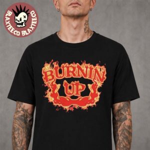 Jonas Brothers The Burning Up Tour All Over Again 2026 Merch Burnin Up Vintage Flames T-Shirt