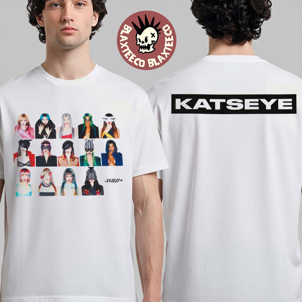 Katseye Wild Album Merch Member Disguise T-Shirt Katseye Wild Album Merch Member Disguise T-Shirt