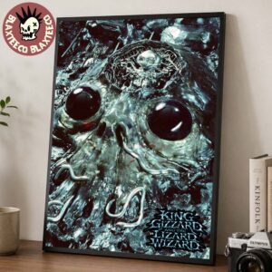 King Gizzard And The Lizard Wizard Alien Metal Album Cover Art Home Decor Poster Canvas