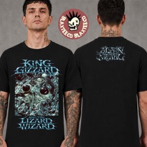King Gizzard And The Lizard Wizard Alien Metal Album Cover Art Two Sided T-Shirt