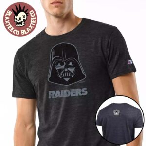 Las Vegas Raiders Disney X NFL Champion Star Wars Darth Vader Black T-Shirt