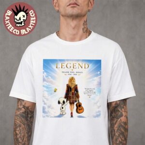 Legend Thank You Dolly Parton Snoopy Pay Tribute RIP Rest In Peace 1946-2026 T-Shirt
