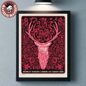 Luke Combs London UK 2026 Night 2 Exclusive Poster Live At Wembley Stadium On 1 August 2026 Home Decor Poster Canvas