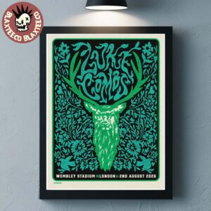 Luke Combs London UK 2026 Night 3 Exclusive Poster Live At Wembley Stadium On 2 August 2026 Home Decor Poster Canvas