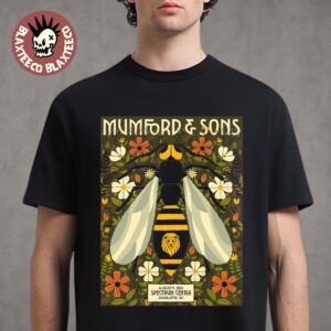 Mumford And Sons Charlotte NC 2026 Event Poster At Spectrum Center On August 9 2026 T-Shirt