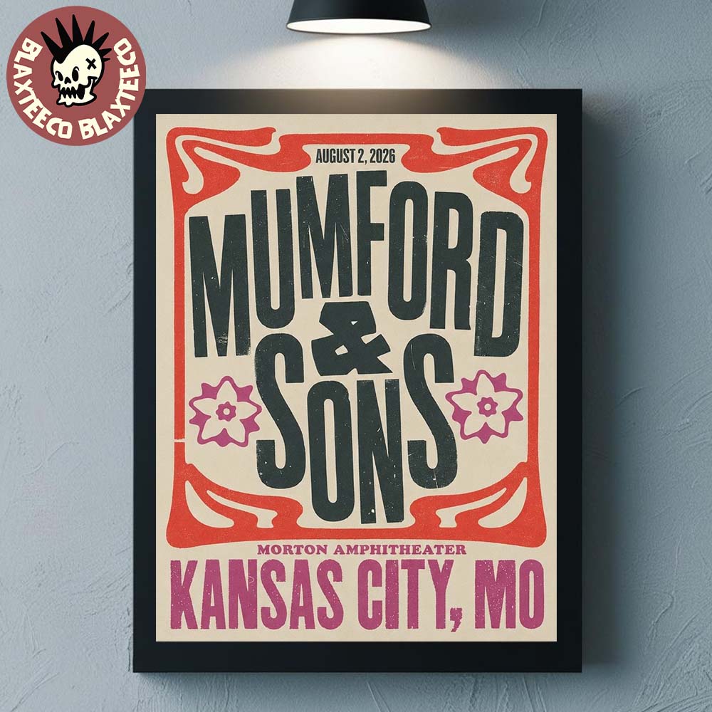 Mumford And Sons Kansas City MO 2026 Event Poster At Morton Amphitheater On August 2 2026 Home Decor Poster Canvas Mumford And Sons Kansas City MO 2026 Event Poster At Morton Amphitheater On August 2 2026 Home Decor Poster Canvas