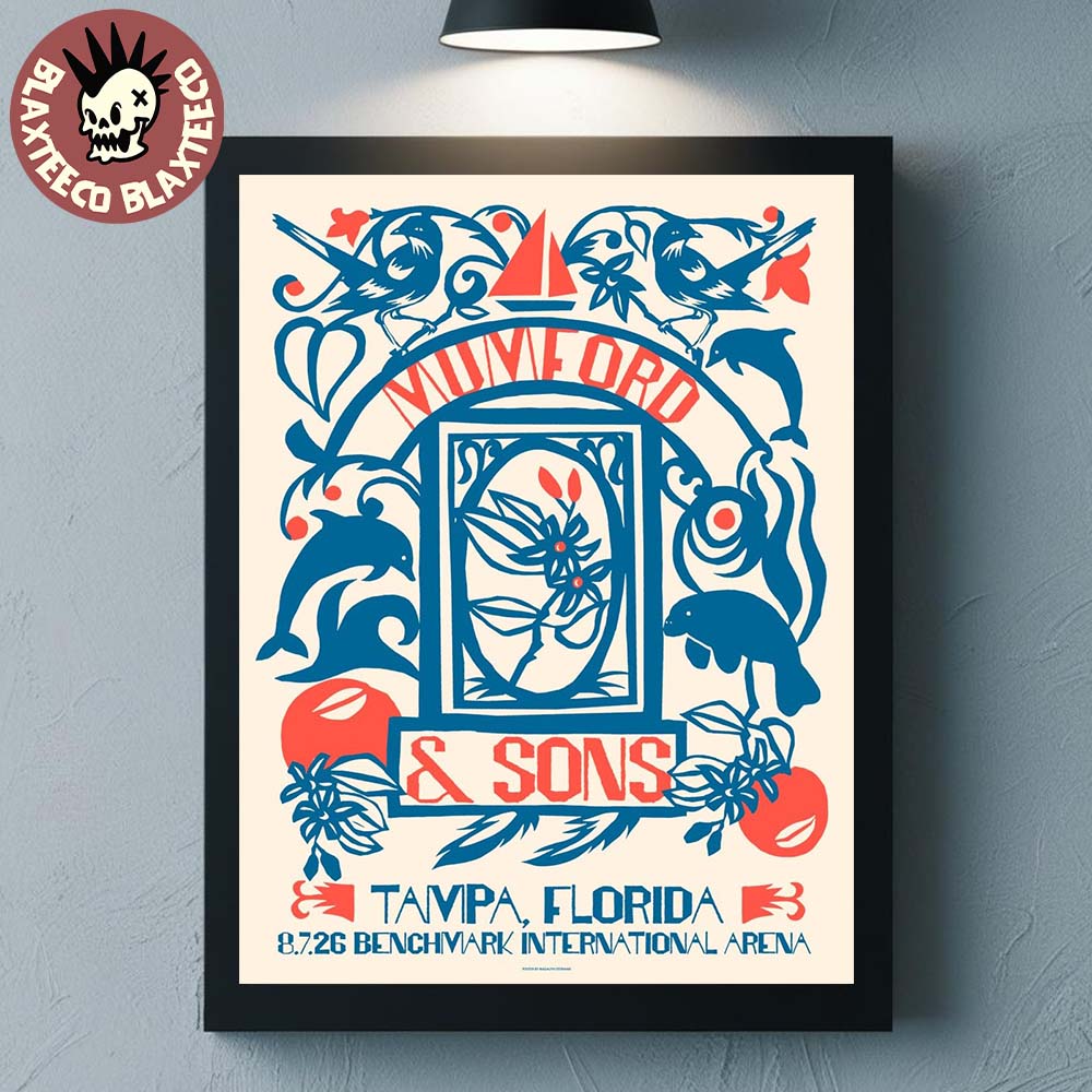 Mumford And Sons Tampa Florida 2026 Event Poster At Benchmark International Arena On August 7 2026 Home Decor Poster Canvas Mumford And Sons Tampa Florida 2026 Event Poster At Benchmark International Arena On August 7 2026 Home Decor Poster Canvas