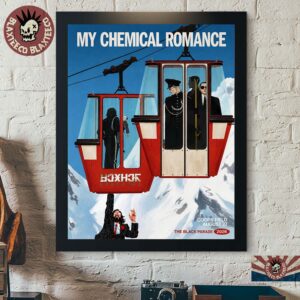 My Chemical Romance Denver CO 2026 City Exclusive Merch Poster Live At Coors Field August 27 2026 Home Decor Poster Canvas