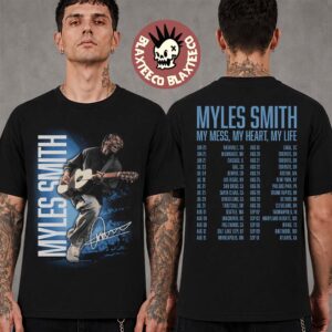Myles Smith My Mess My Heart My Life 2026 Tour North America Merch Two Sided T-Shirt