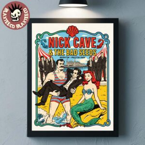 Nick Cave And The Bad Seeds Brighton Preston Park 2026 Event Poster On 31 July 2026 Poster Canvas