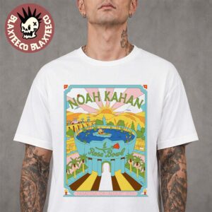 Noah Kahan Pasadena CA 2026 Event Poster At Rose Bowl On August 15 2026 T-Shirt