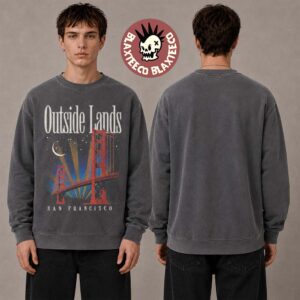 Outside Lands 2026 Festival Merch In San Francisco CA At Golden Gate Park On August 7-9 2026 Bridge Crewneck Sweater