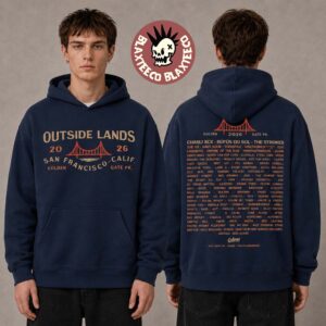 Outside Lands 2026 Festival Merch In San Francisco CA At Golden Gate Park On August 7-9 2026 Bridge Event Hoodie