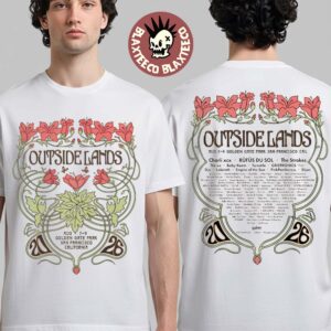 Outside Lands 2026 Festival Merch In San Francisco CA At Golden Gate Park On August 7-9 2026 Floral Event T-Shirt