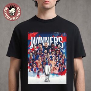 PSG Paris Saint-Germain 2026 UEFA SuperCup Champions Unisex T-Shirt