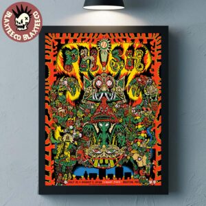 Phish Dry Goods Boston MA 2026 LE Poster By Wooden Cyclops At Fenway Park On July 31 And August 1 2026 Home Decor Poster Canvas