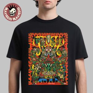 Phish Dry Goods Boston MA 2026 LE Poster By Wooden Cyclops At Fenway Park On July 31 And August 1 2026 Unisex T-Shirt