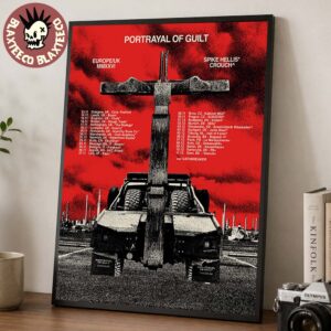 Portrayal Of Guilt Beginning Of The End Europe And UK 2026 Tour Schedule Dates Home Decor Poster Canvas