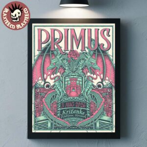 Primus Ljubljana Slovenia 2026 Event Poster At Krizanke On 3 August 2026 Home Decor Poster Canvas
