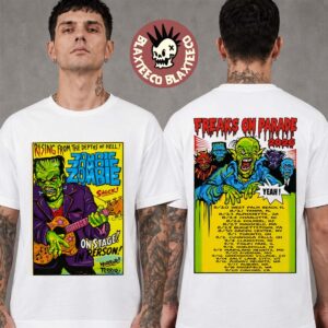 Rob Zombie Freaks On Parade 2026 Merch Frankenstein T-Shirt