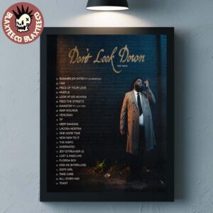 Rod Wave Don’t Look Down Album Tracklist Home Decor Poster Canvas
