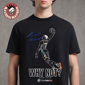Russell Westbrook Triple-Double King Why Not 2008-2026 Retirement T-Shirt