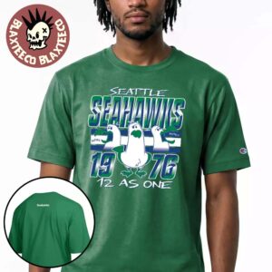 Seattle Seahawks Disney X NFL Champion Finding Nemo Seagulls Green T-Shirt