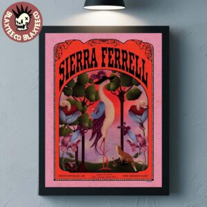 Sierra Ferrell Bentonville AR 2026 Event Poster At The Momentary On August 14 2026 Home Decor Poster Canvas