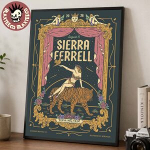 Sierra Ferrell Birmingham AL 2026 Show Poster At Avondale Brewing Co On August 15 2026 Home Decor Poster Canvas