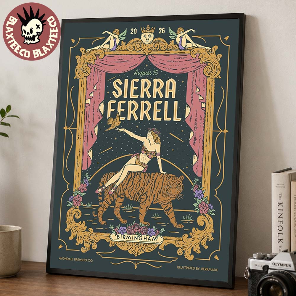 Sierra Ferrell Birmingham AL 2026 Show Poster At Avondale Brewing Co On August 15 2026 Home Decor Poster Canvas Sierra Ferrell Birmingham AL 2026 Show Poster At Avondale Brewing Co On August 15 2026 Home Decor Poster Canvas