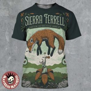 Sierra Ferrell Lewisburg WV 2026 Show Poster Live At West Virginia State Fair On August 16 2026 All Over Print Shirt