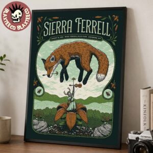 Sierra Ferrell Lewisburg WV 2026 Show Poster Live At West Virginia State Fair On August 16 2026 Home Decor Poster Canvas