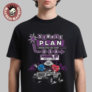 Simple Plan Bonner MT 2026 Specific City Tee Live At KettleHouse Amphitheater On August 1 2026 T-Shirt