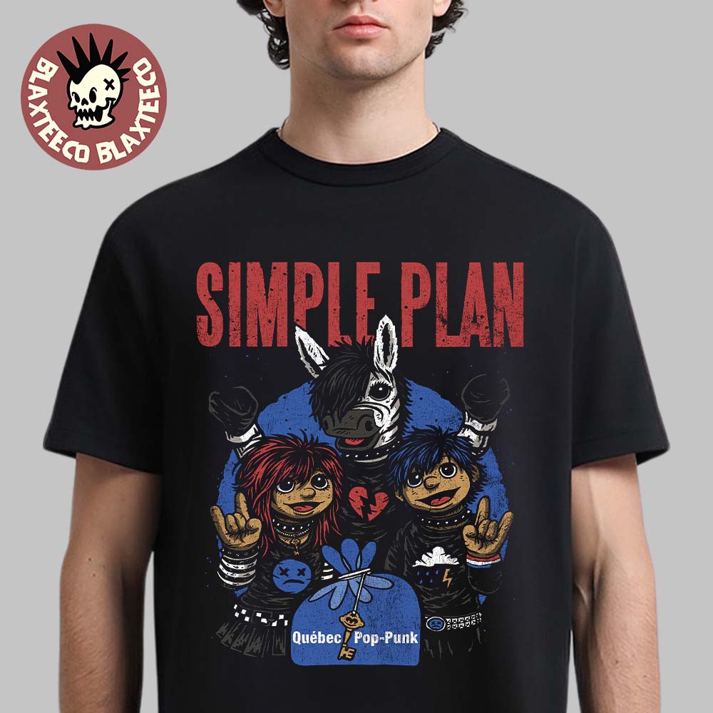 Simple Plan Quebec Pop Punk Montreal Warped Tour 2026 T-Shirt Simple Plan Quebec Pop Punk Montreal Warped Tour 2026 T-Shirt