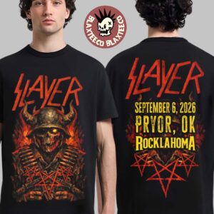 Slayer Rocklahoma Festival 2026 Event Tee In Pryor OK On September 6 2026 T-Shirt