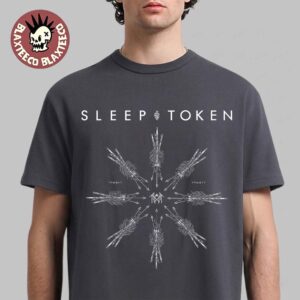 Sleep Token Winter Offering 2026 Collection Arrows Charcoal T-Shirt