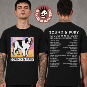 Sound And Fury 2026 Festival Merch In Los Angeles CA At Exposition Park On August 15 16 2026 Big Dog T-Shirt
