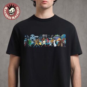 Star Wars X Marvel Hope Assembles Characters Lineup Artwork T-Shirt