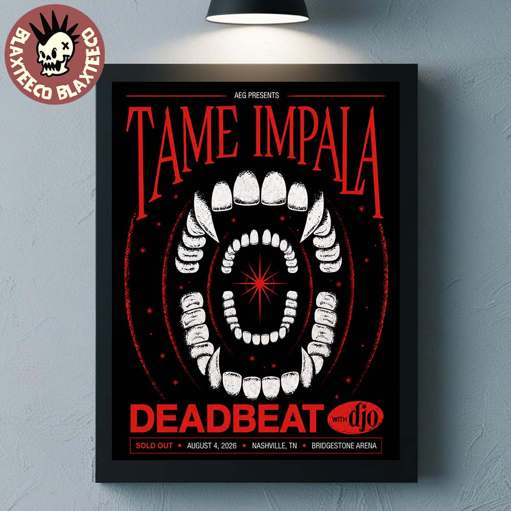 Tame Impala With Djo Nashville TN 2026 Event Poster At Bridgestone Arena On August 4 2026 Home Decor Poster Canvas Tame Impala With Djo Nashville TN 2026 Event Poster At Bridgestone Arena On August 4 2026 Home Decor Poster Canvas