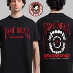 Tame Impala With Djo Nashville TN 2026 Event Poster At Bridgestone Arena On August 4 2026 Two Sided T-Shirt