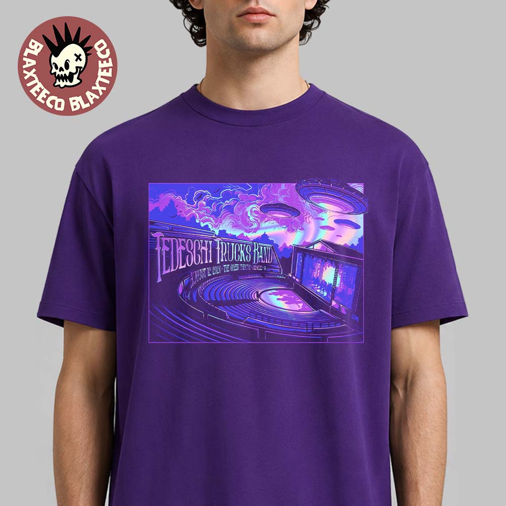 Tedeschi Trucks Band Berkeley CA 2026 Gig Poster At The Greek Theatre On August 12 2026 T-Shirt Tedeschi Trucks Band Berkeley CA 2026 Gig Poster At The Greek Theatre On August 12 2026 T-Shirt