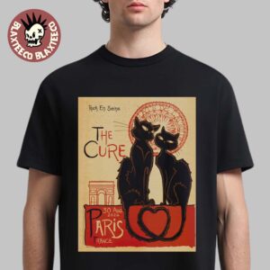 The Cure Paris 2026 Limited Edition Event Tee At Rock En Seine 30 August 2026 Unisex T-Shirt