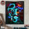 The Cure Paris France Exclusive Event Poster Live At Rock En Seine 30 August 2026 Pink Version Home Decor Poster Canvas