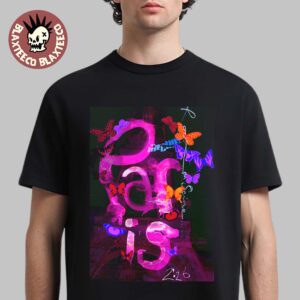 The Cure Paris France Exclusive Event Poster Live At Rock En Seine 30 August 2026 Pink Version T-Shirt