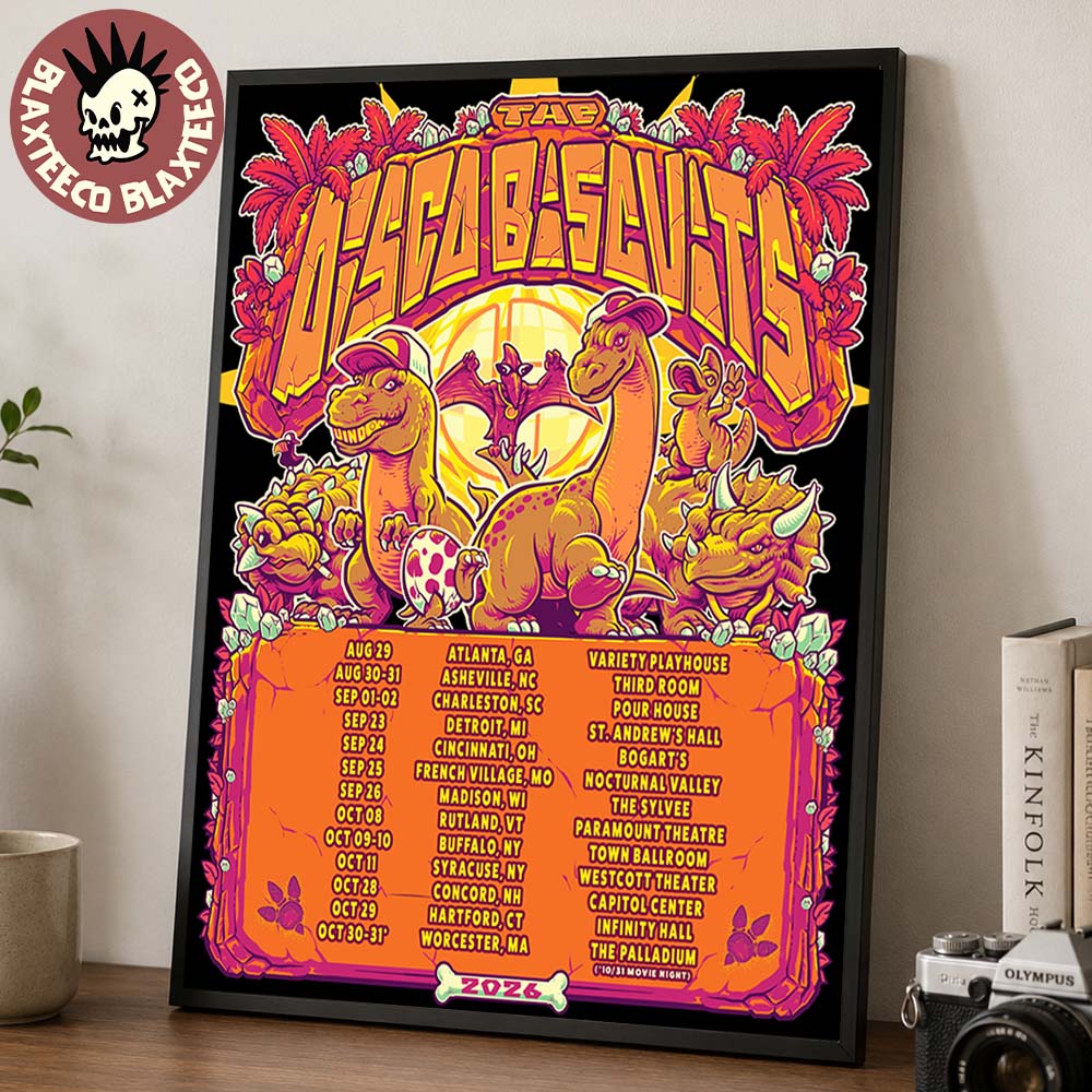 The Disco Biscuits Fall Tour 2026 Northeast Schedule Dates Home Decor Poster Canvas The Disco Biscuits Fall Tour 2026 Northeast Schedule Dates Home Decor Poster Canvas