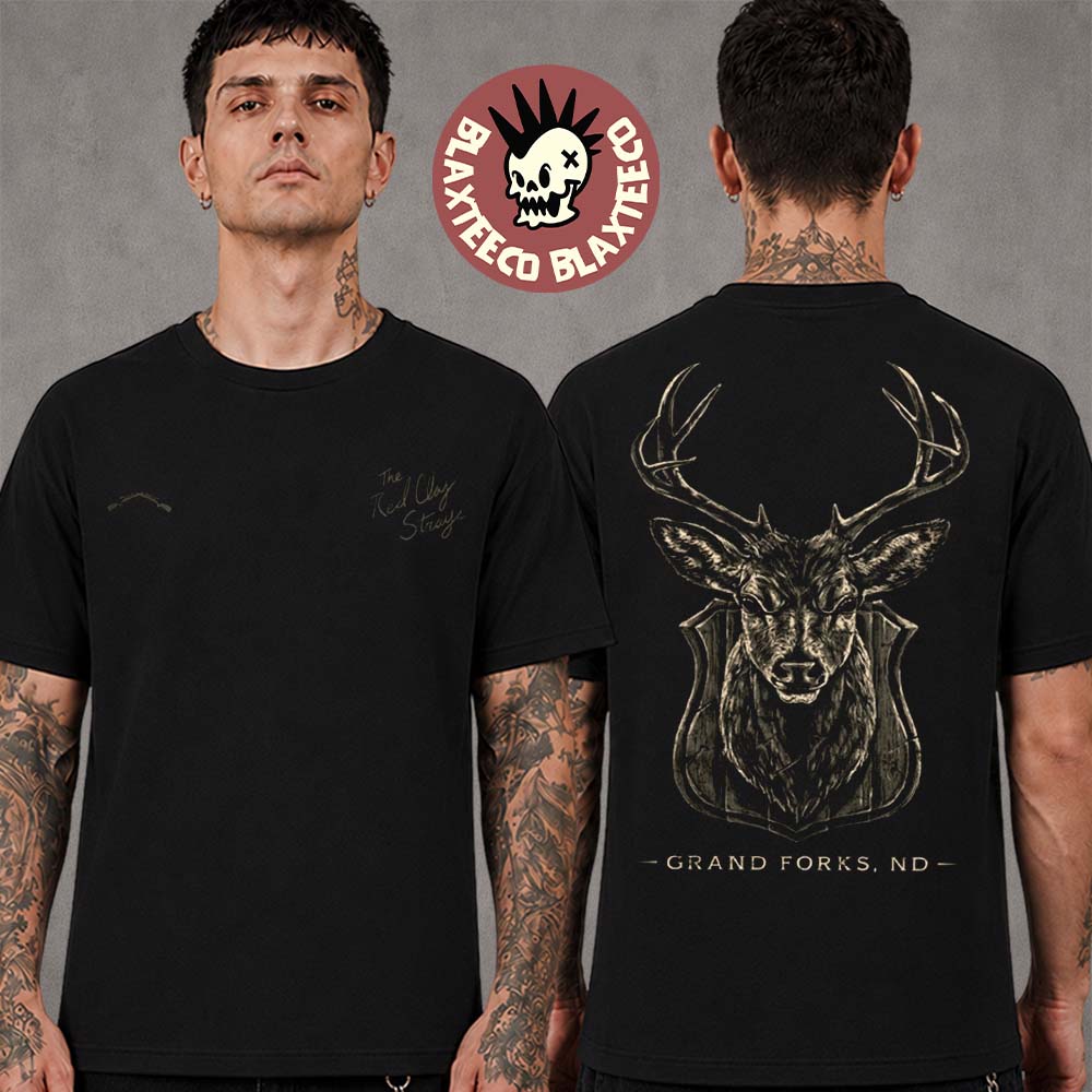 The Red Clay Strays Grand Forks ND 2026 Exclusive Tee August 18 2026 Two Sided T-Shirt The Red Clay Strays Grand Forks ND 2026 Exclusive Tee August 18 2026 Two Sided T-Shirt