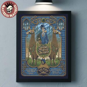 The String Cheese Incident Eau Claire WI 2026 Event Poster At The Pines Music Park On August 14 15 2026 Home Decor Poster Canvas