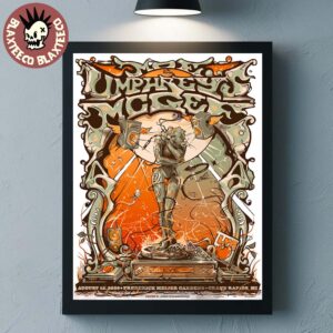 Umphrey’s McGee Grand Rapids MI 2026 Event Gig Poster Live At Frederick Meijer Gardens On August 12 2026 Home Decor Poster Canvas