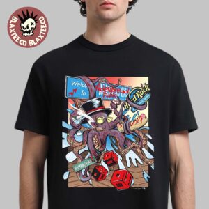Widespread Panic Atlantic City NJ 2026 Event Poster At Hard Rock Live At Etess Arena On August 14 15 16 2026 The Octopus T-Shirt